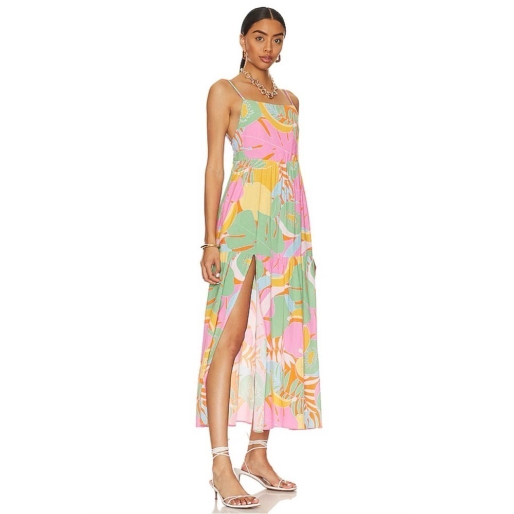 SHOW ME YOUR MUMU Julia Maxi Dress In Tropical Fruit - Picture 5 of 8